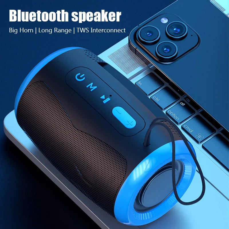 NNEOBA Portable Wireless Bluetooth Speaker Blue